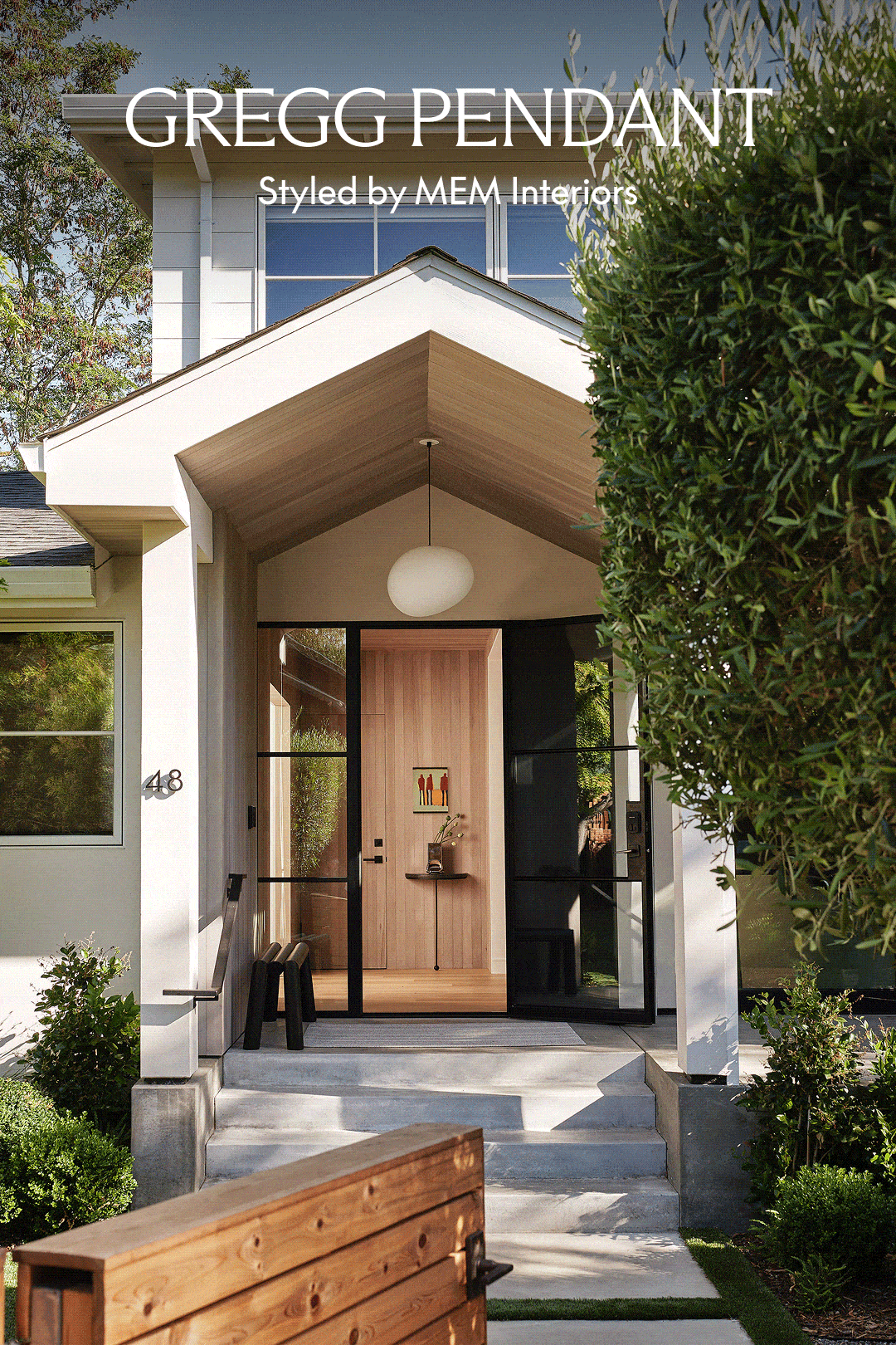 Gregg Outdoor Pendant styled by MEM Interiors