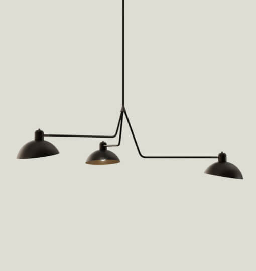 Waldorf Triple Chandelier