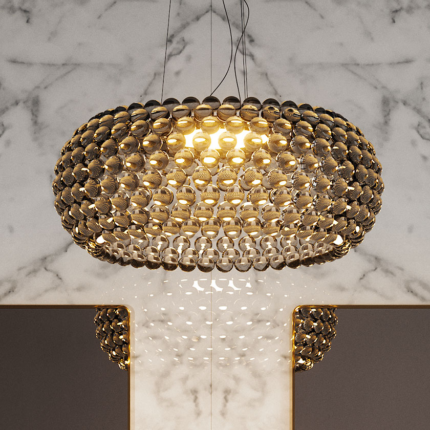 Caboche Pendant by Eliana Gerotto and Patricia Urquiola for Foscarini.