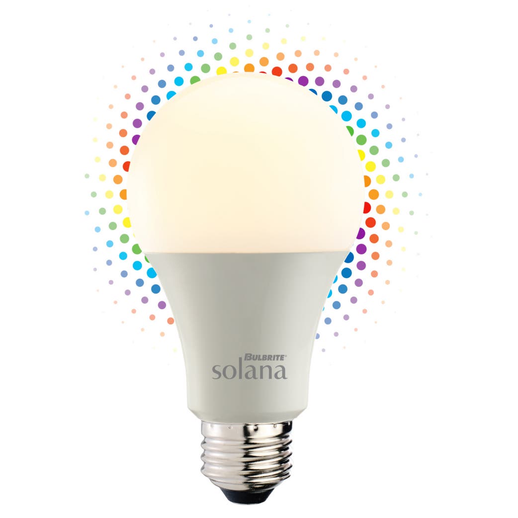 9W 120V A19 E26 Frosted Multi-Color Smart LED Bulb by Bulbrite