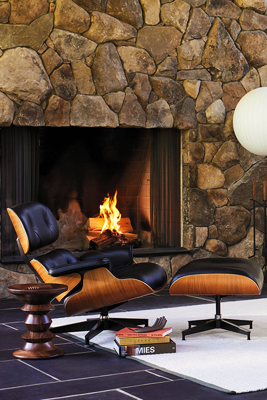 Eames® Lounge Chair with Ottoman by Charles + Ray Eames for Herman Miller®.