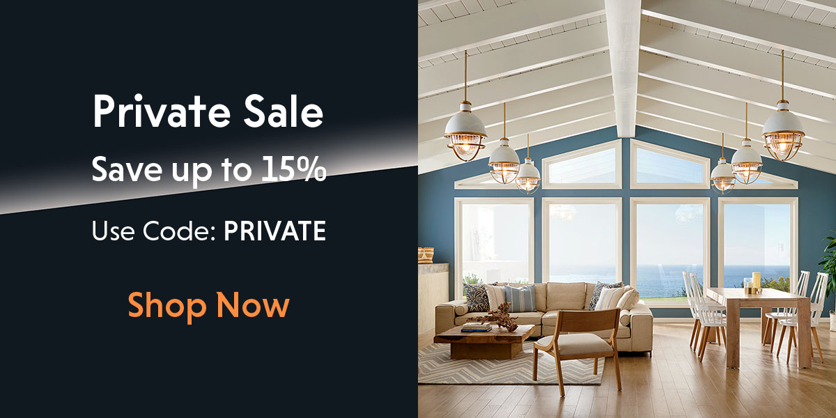 Private Sale. Save up to 15%.