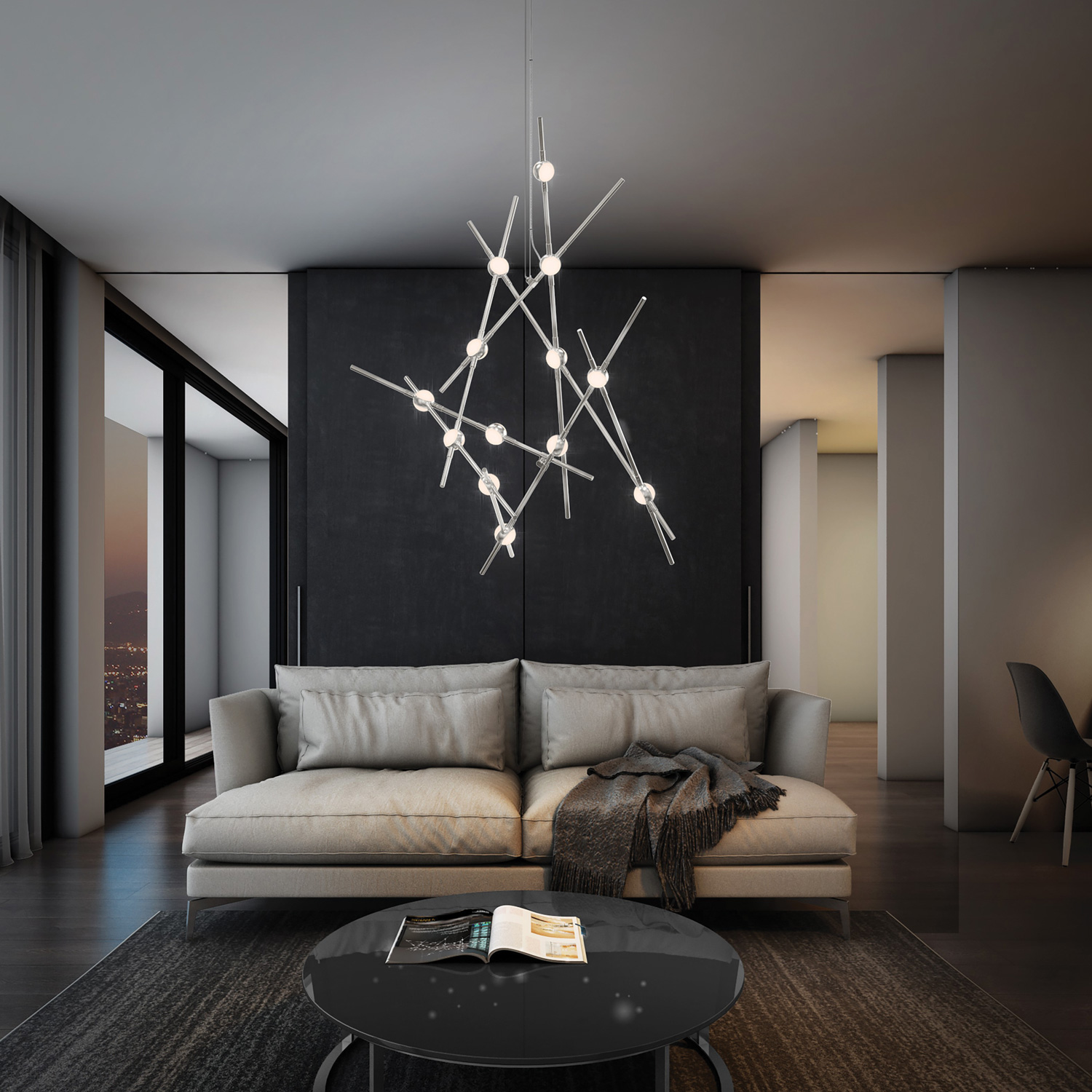 Constellation Aquila Minor Chandelier.