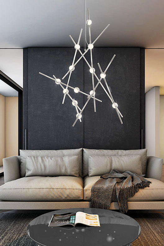 Constellation Aquila Minor Chandelier by SONNEMAN Lighting.