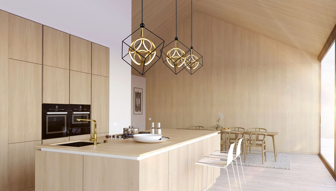 Monza LED Pendant by Kuzco Lighting.