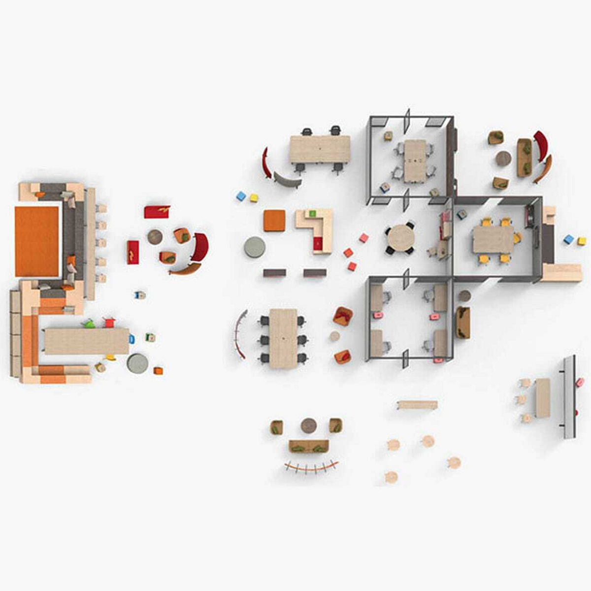 Knoll office layout.