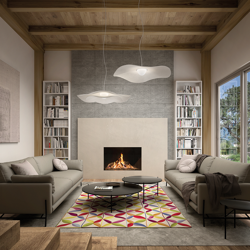Mediterrania LED Pendant in a cozy living area.
