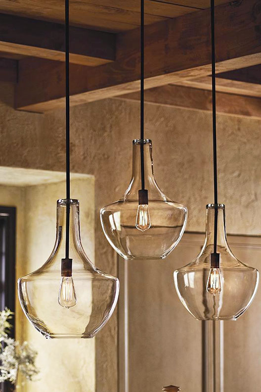 Everly Teardrop Pendant by Kichler.