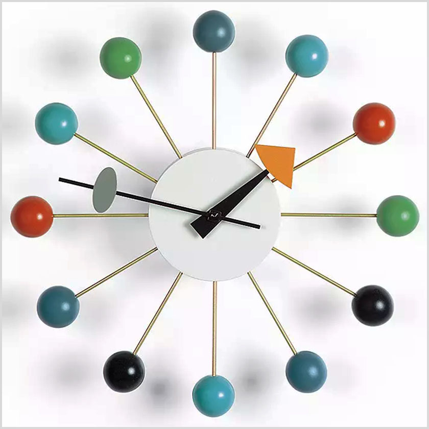 Nelson Ball Clock by George Nelson for Vitra.