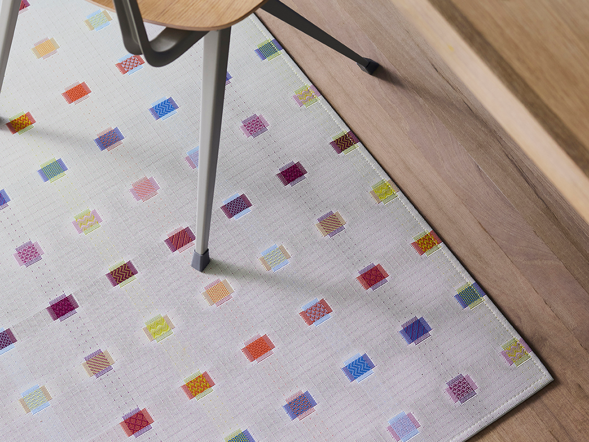 The Sampler Floor Mat by Chilewich.