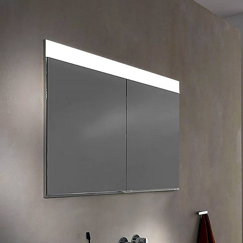 Edition 400 Recessed Mirrored Cabinet by Keuco.