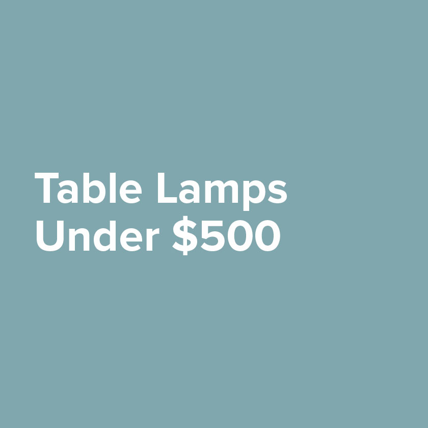 Table Lamps Under $500.