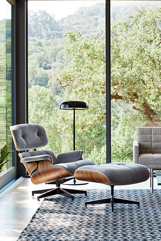 Eames® Lounge Chair with Ottoman by Herman Miller.