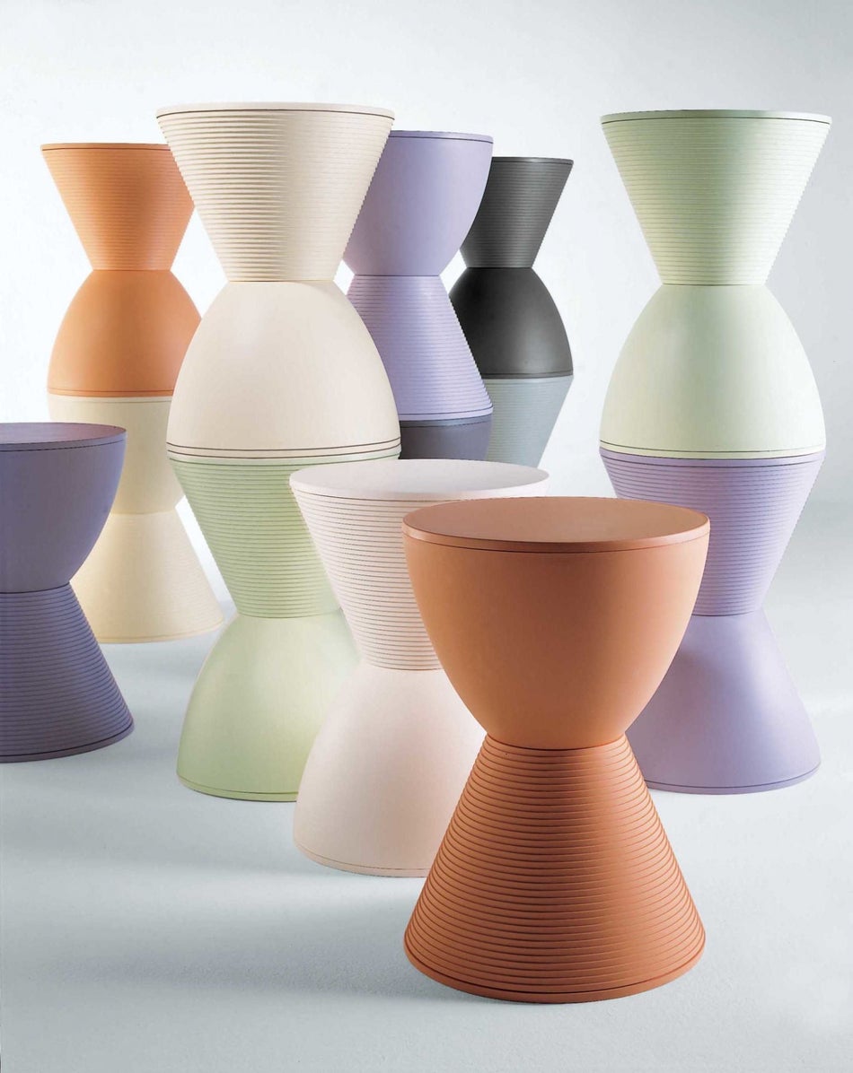 Prince AHA Stools in a variety of colors.