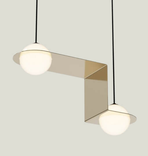 Laurent 06 Wide Duo Pendant