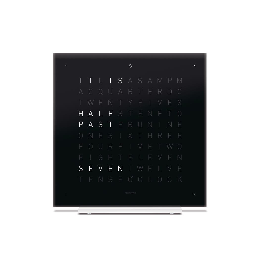 QLOCKTWO Touch Pure Table Alarm Clock by QLOCKTWO