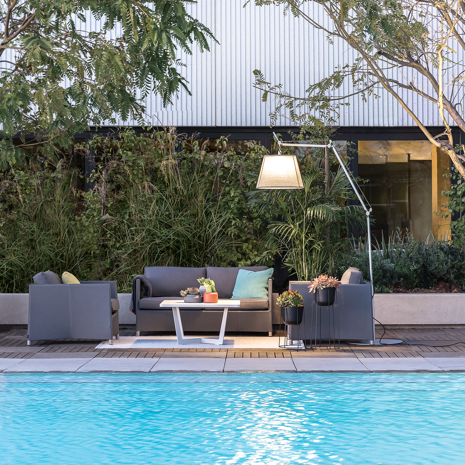 Tolomeo Mega Outdoor LED Floor Lamp.