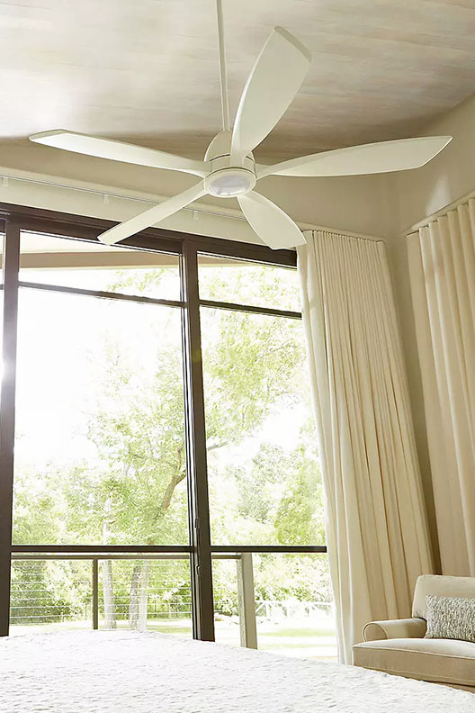 Holt LED Ceiling Fan by Quorum International.