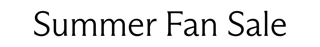 Summer Fan Sale