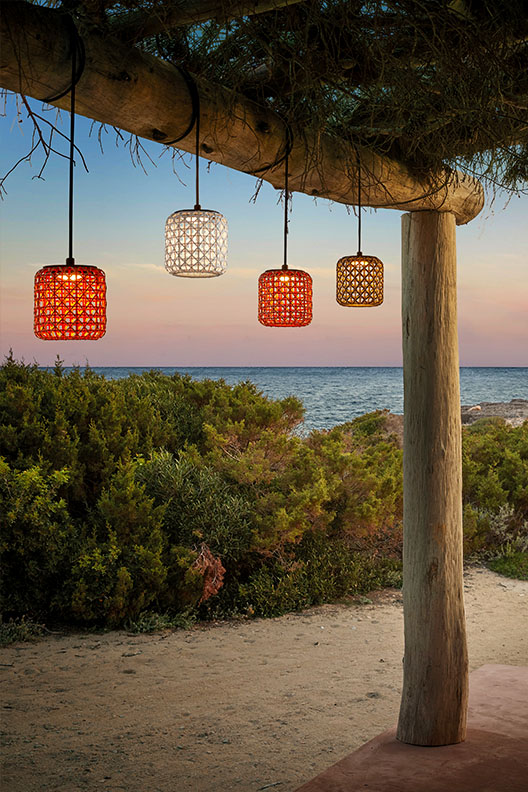 Nans Outdoor LED Plug-In Mini Pendant by Bover.