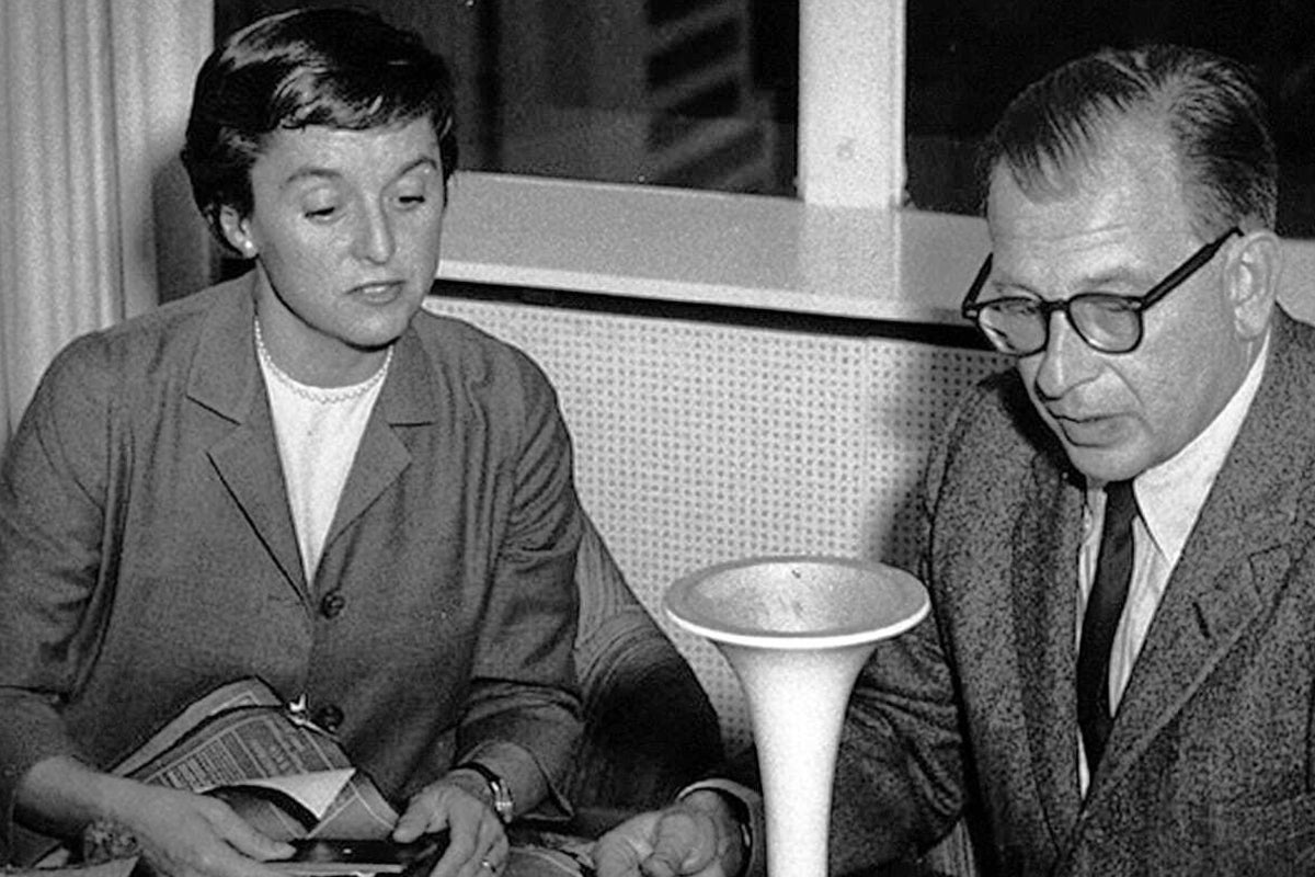 Florence Knoll with Eero Saarinen