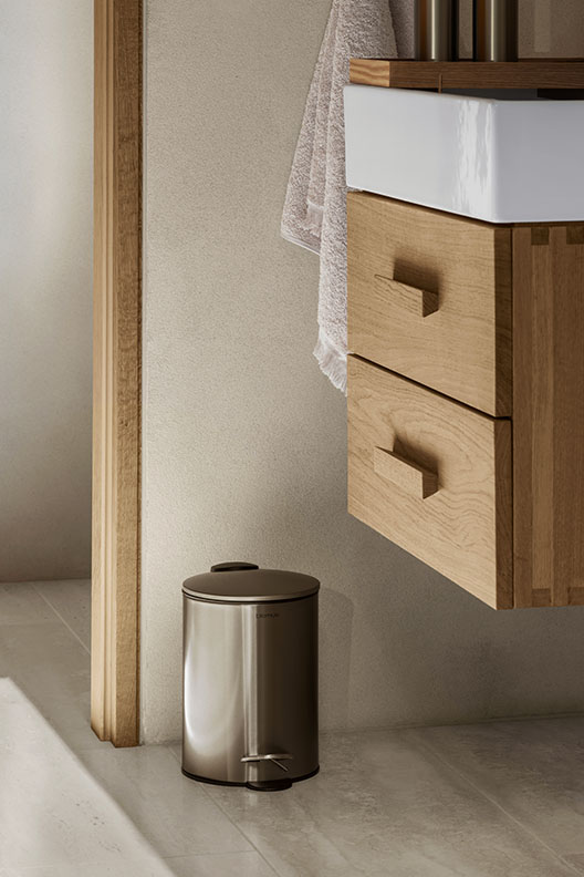 Wastebaskets.