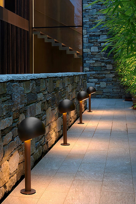 Otto LED Path Light by Oluce.