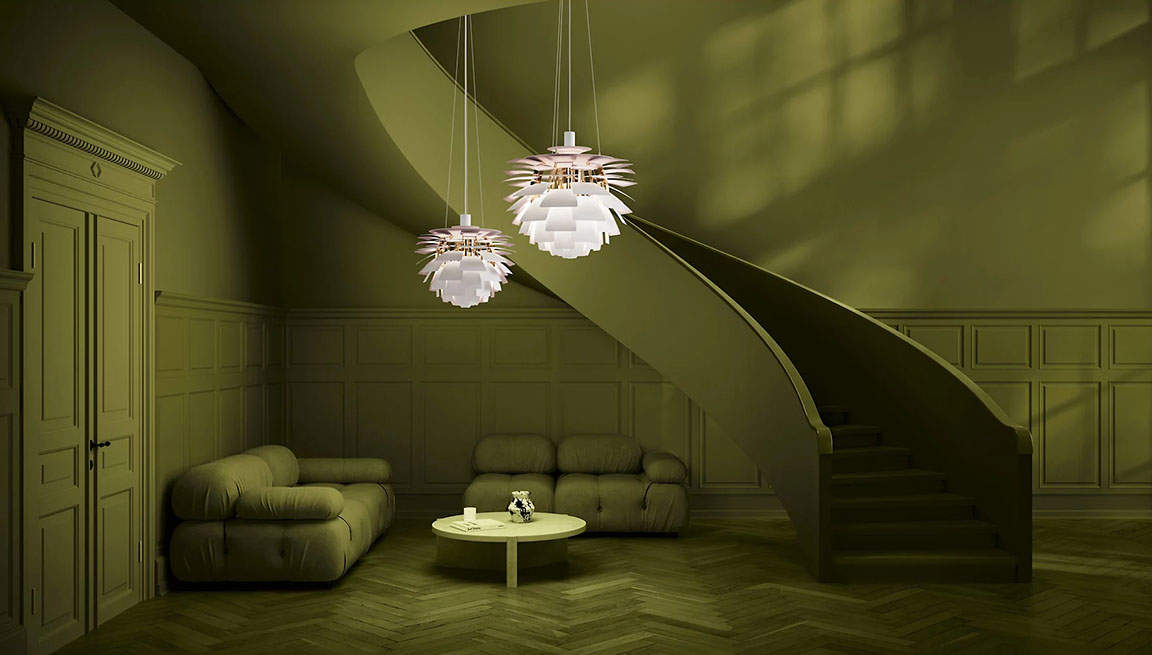PH Artichoke LED Pendant Light - 150th Anniversary by Louis Poulsen.