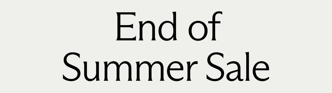 End of Summer Sale