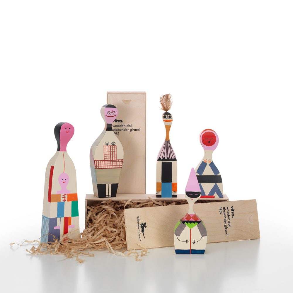 Wooden Dolls Collection by Alexander Girard for Vitra.