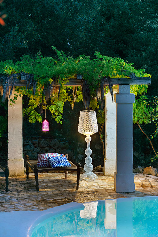 Kabuki Outdoor LED Floor Lamp by Ferruccio Laviani for Kartell.