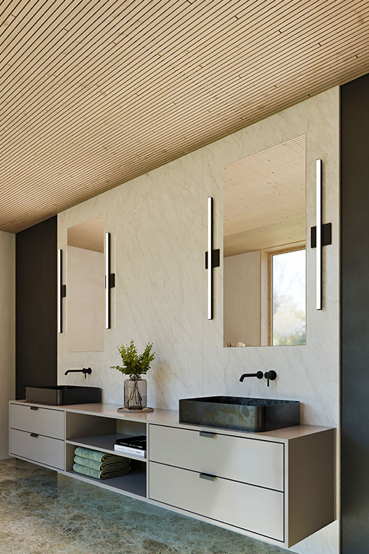 Stix LED Vanity Light by Robert Sonneman for SONNEMAN Lighting.