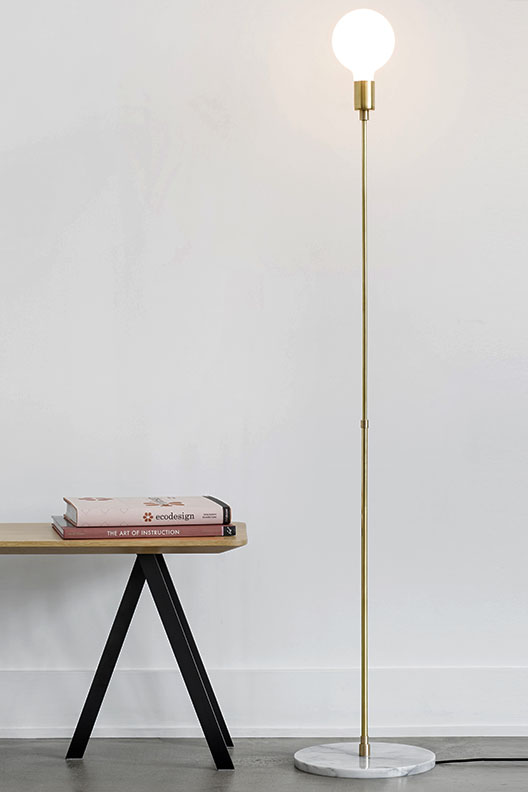 Luna Floor Lamp by Samuel Lambert for Lambert & Fils.