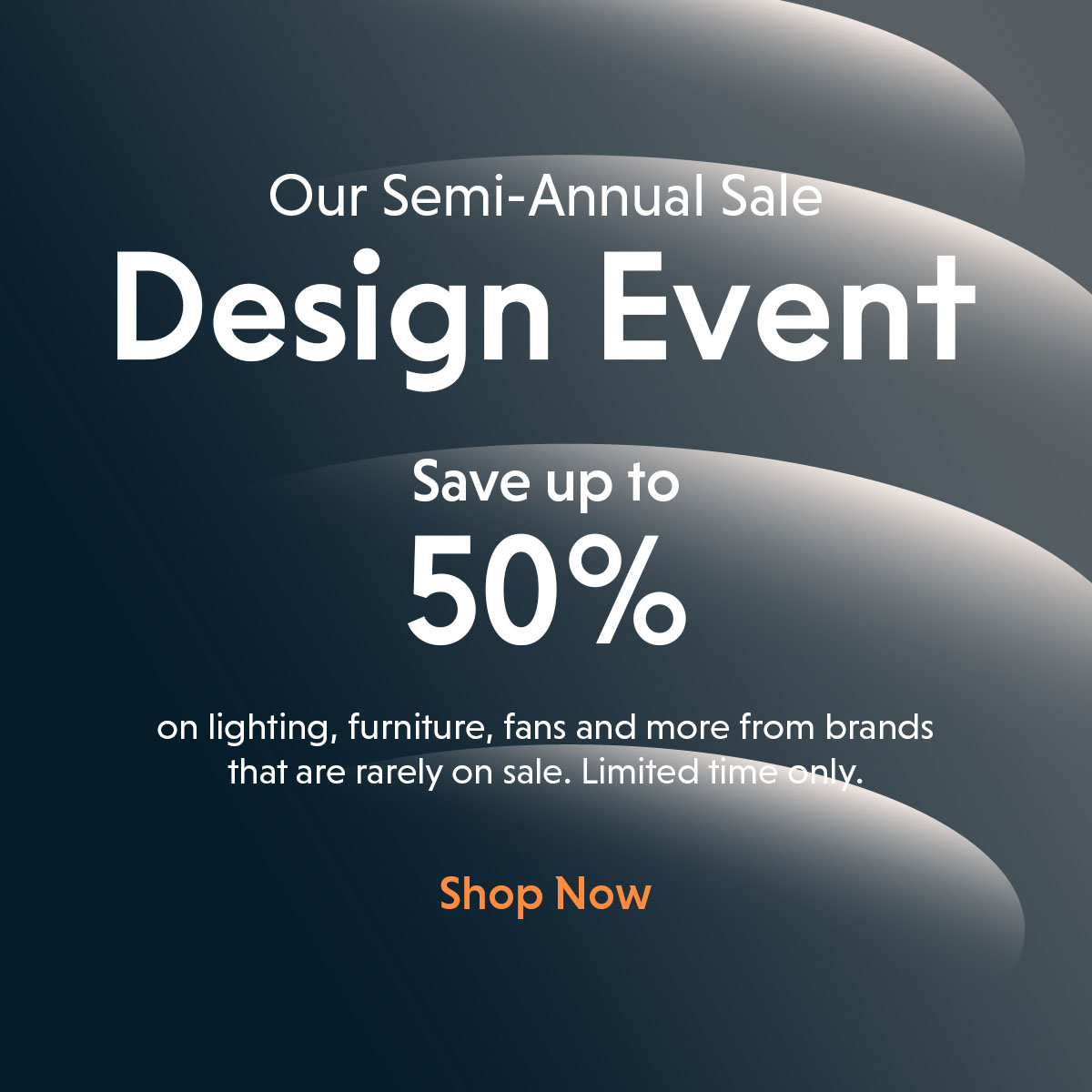 Design Event. Save up to 50%.