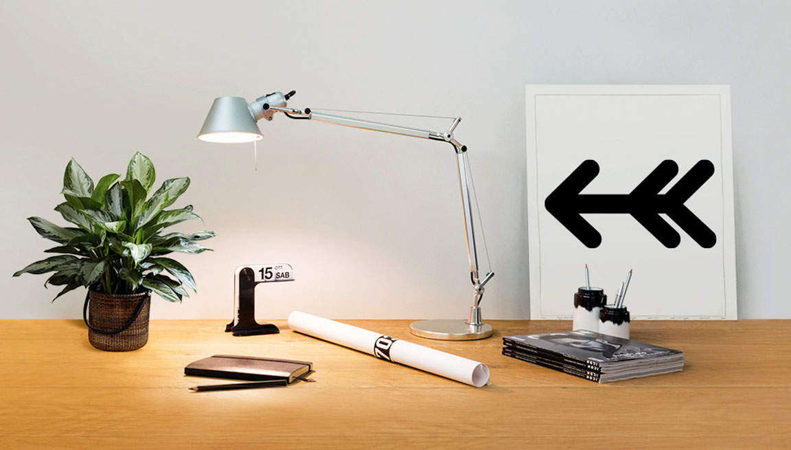 Tolomeo Mini Table Lamp - Incandescent by Artemide.