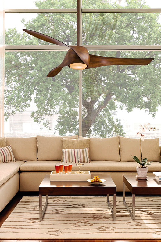 Artemis LED Smart Ceiling Fan by Minka Aire Fans.