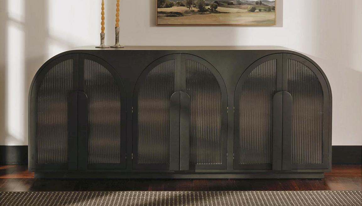 Furniture with Black Finish.