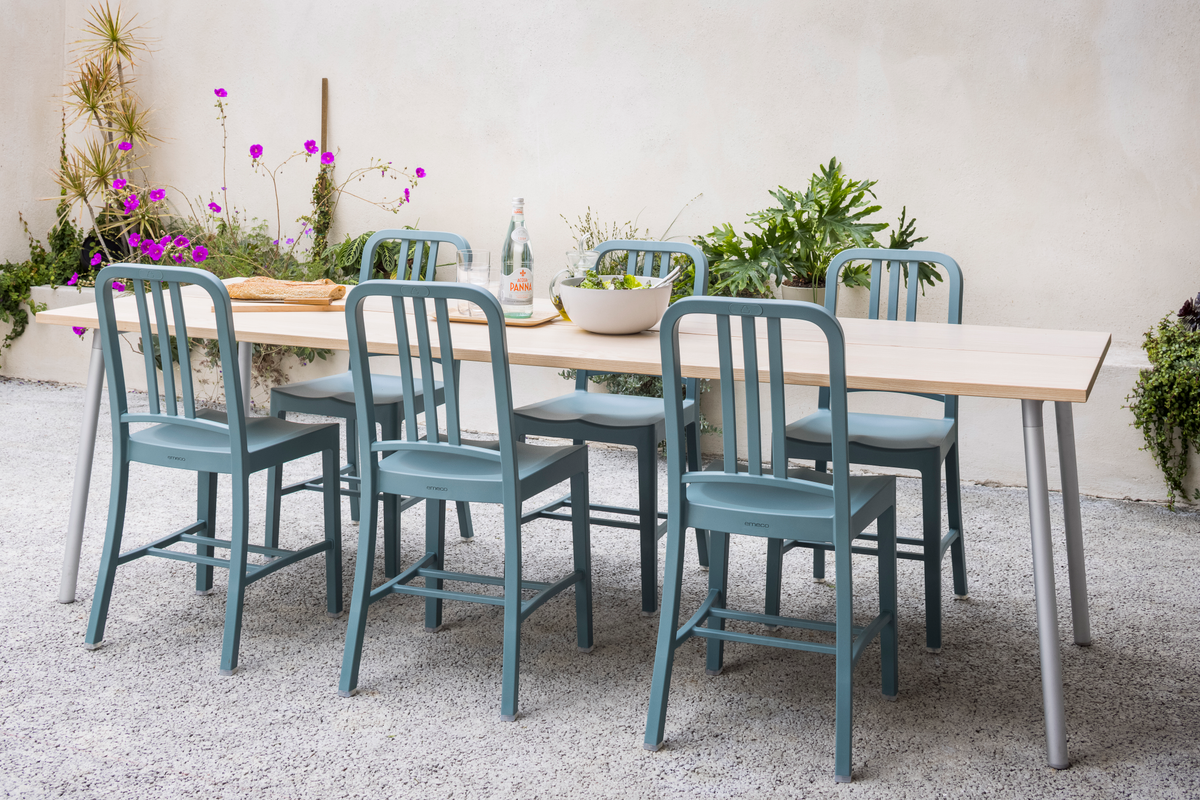 Emeco Navy Chair in a hotel in Lake Tahoe, CA.