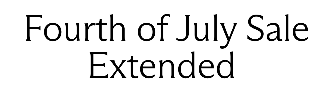 Fourth of July Sale Extended