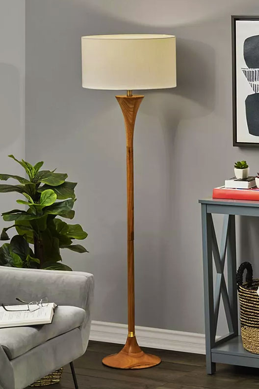 Table + Floor Lamps.