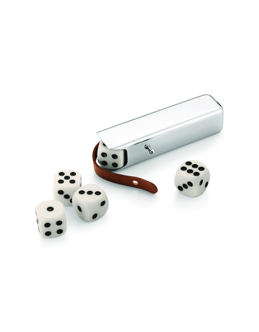 Sky 5 Dice Set with Case by Georg Jensen