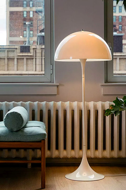 Panthella Floor Lamp by Louis Poulsen.