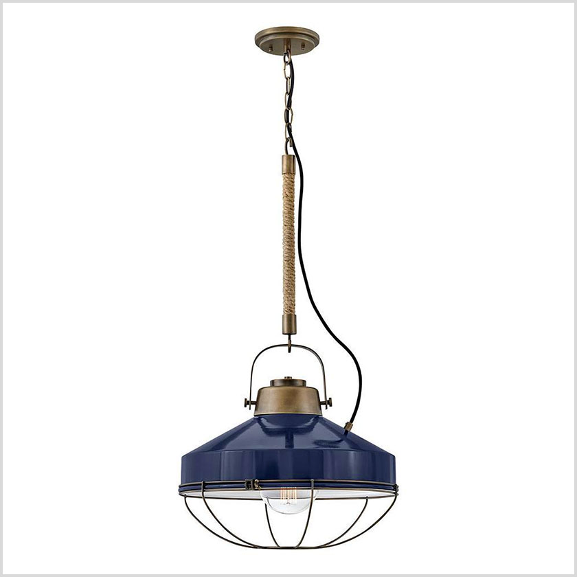 Brooklyn Navy Schoolhouse Pendant by Hinkley.