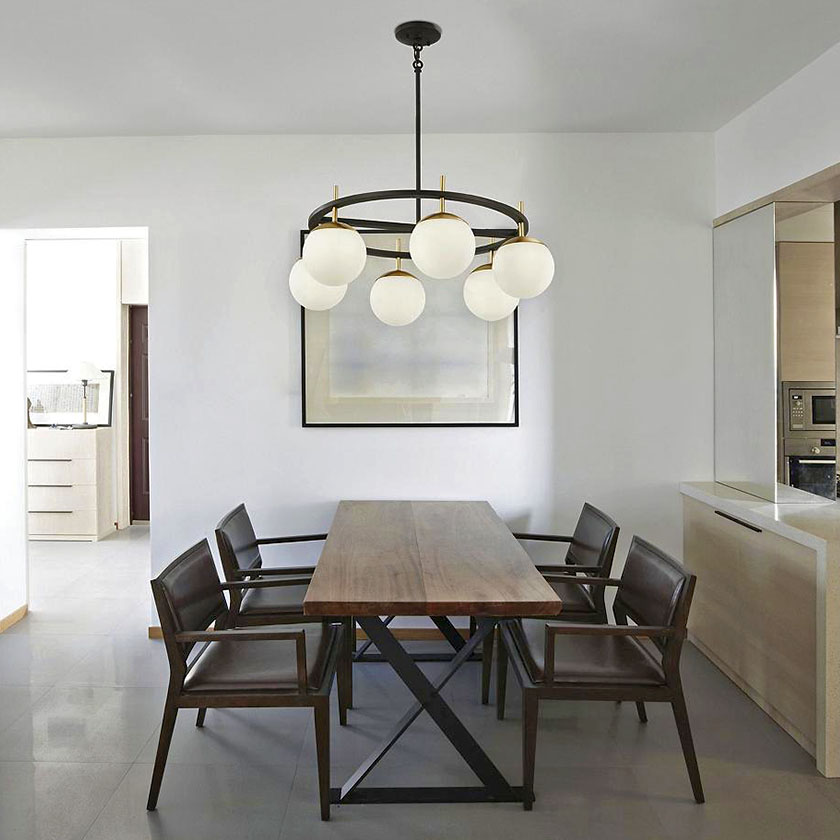 Alluria 6-Light Chandelier by George Kovacs.