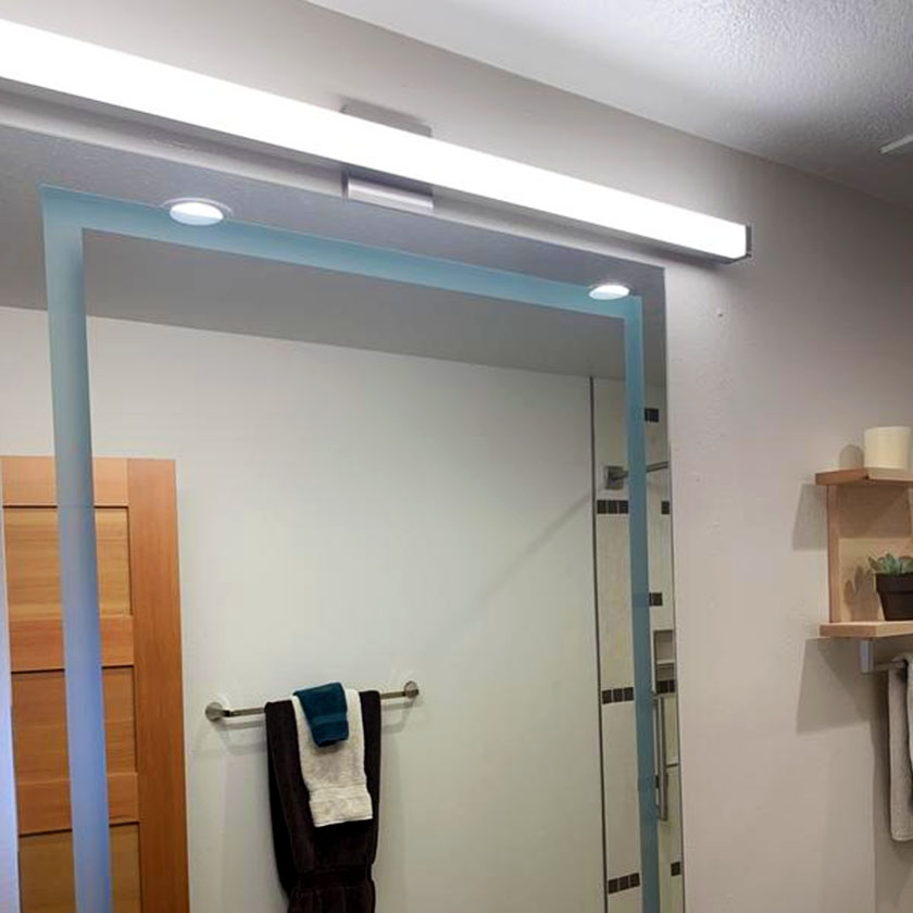 Spec Vanity LED Bath Bar by Maxim Lighting.