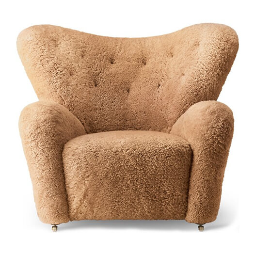 Tired Man Sheepskin Lounge Chair by Audo Copenhagen