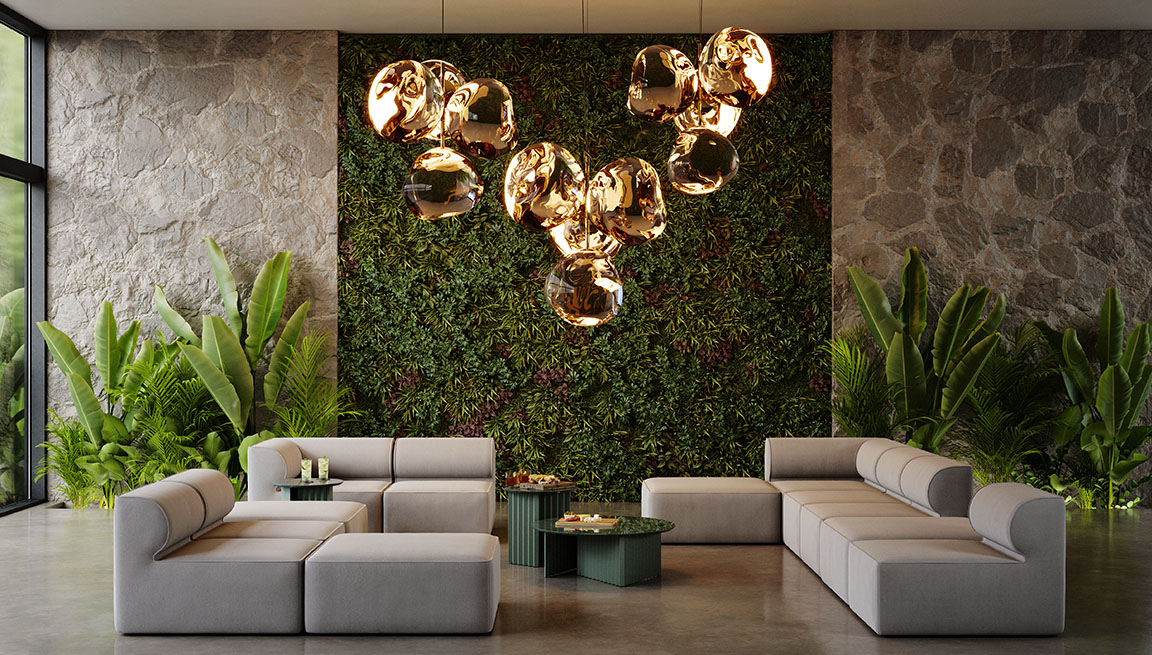 Melt LED Small Chandelier by Tom Dixon.