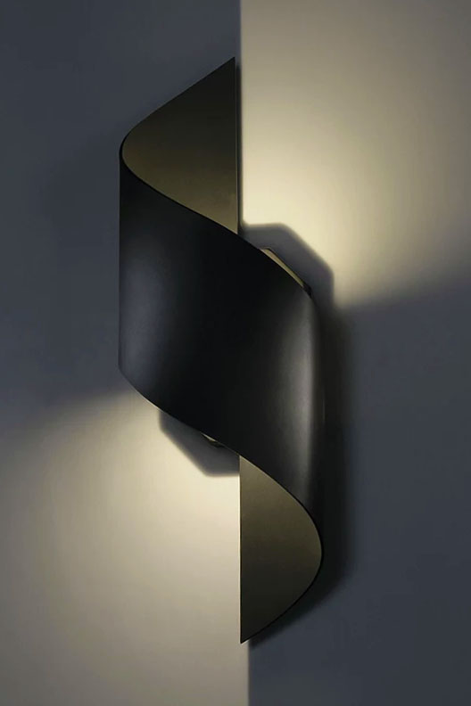 Helix Indoor/Outdoor LED Wall Sconce by Modern Forms.