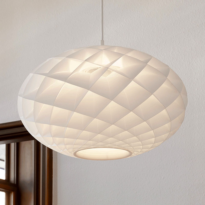 Patera Oval Pendant by Louis Poulsen.