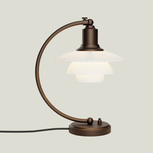 PH 2/2 Luna LED Table Lamp - Aged Brass Limited Edition by Louis Poulsen